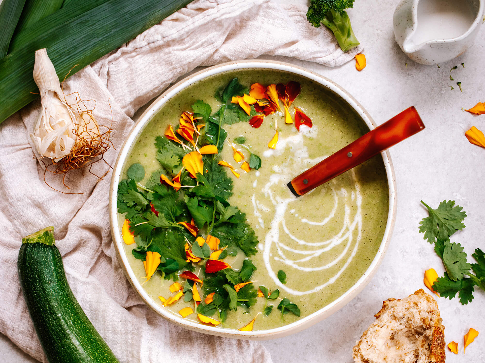 Featured image for “Super Green Vegetable Soup”