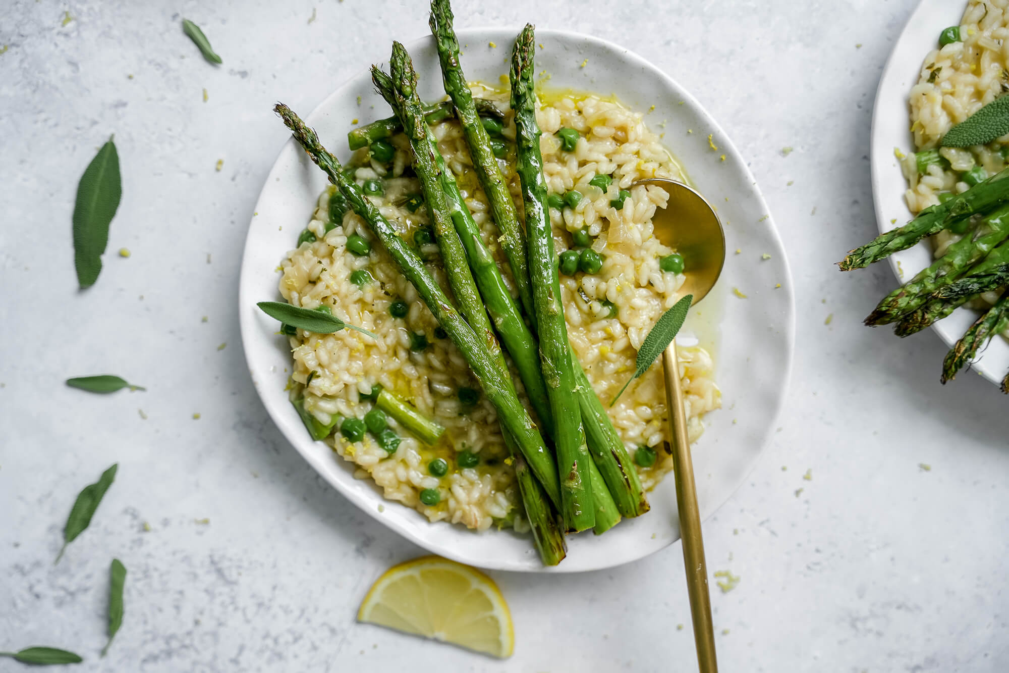 Featured image for “Lemon Asparagus Risotto”